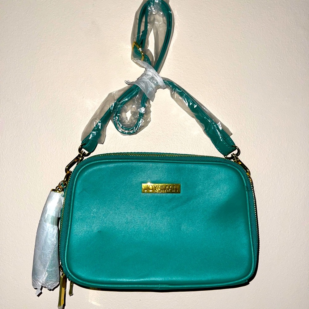 Joy & Iman Teal Crossbody Bag/Purse